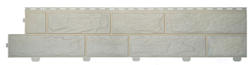 Сайдинг виниловый формованный Альта-Профиль Камень вулканический Перлит 3020х225 мм