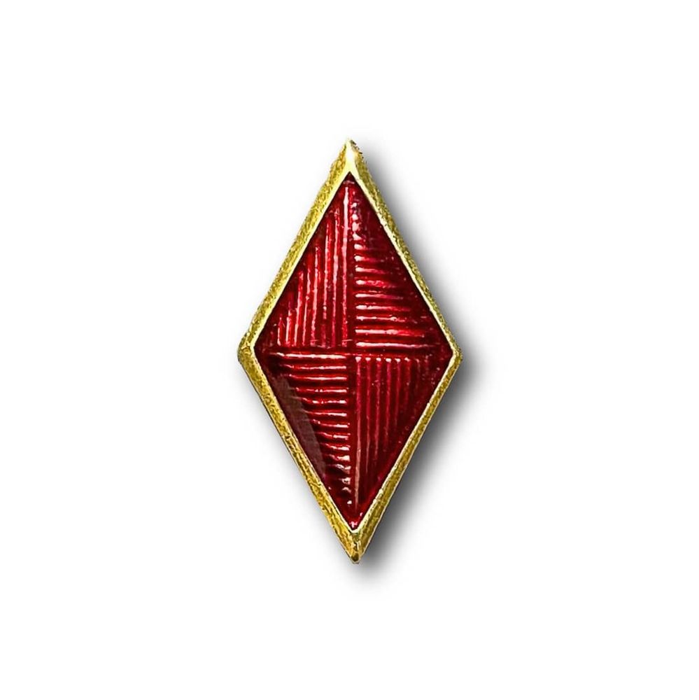 Эмблема ( Знак ) Петличная ( Петлица ) РККА Ромб | ATRIBUTICASTORE.RU