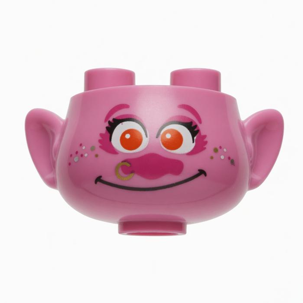 Голова тролля с ухмылкой 65461pb07 Dark Pink