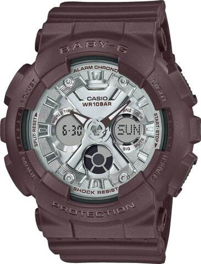 Японские наручные часы Casio Baby-G BA-130SW-5A с хронографом