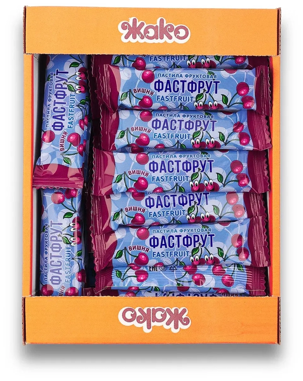 Пастила фруктовая Фастфрут без сахара Вишня 1 кг