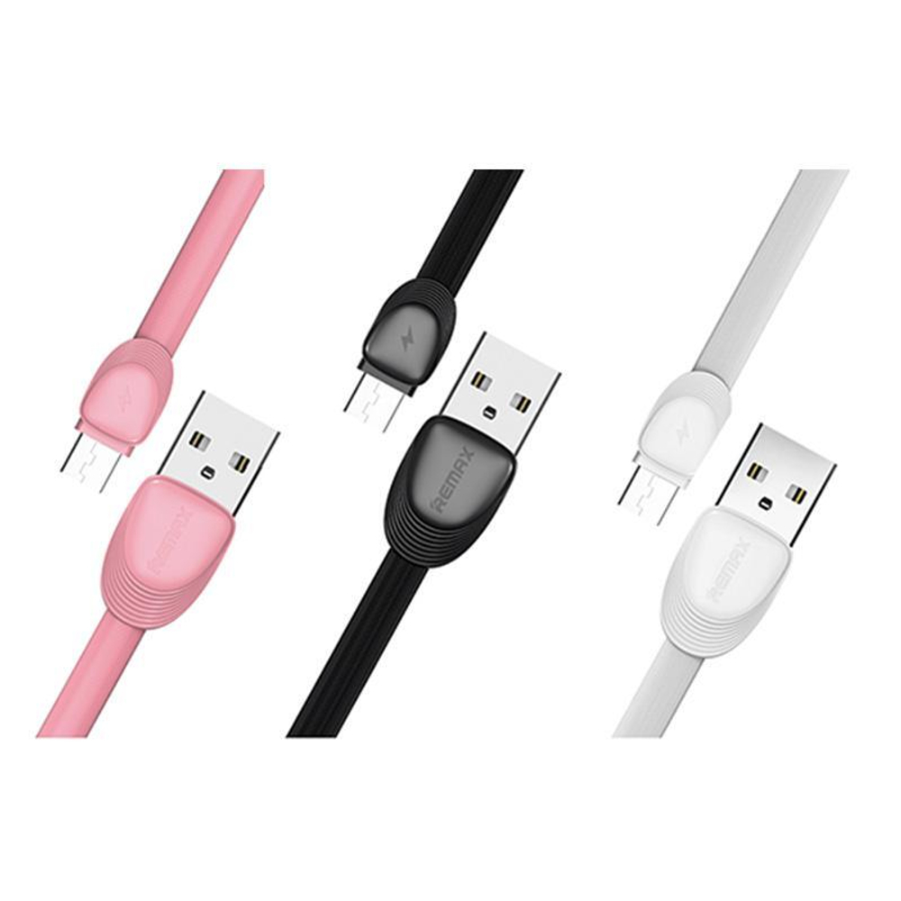 Кабель USB - Micro Remax Shell (белый) 1м RC-040m
