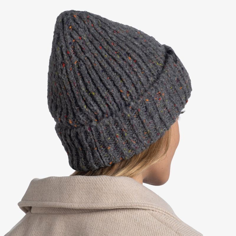 Шапка вязаная с флисом Buff Hat Knitted Polar Kim Grey Фото 4