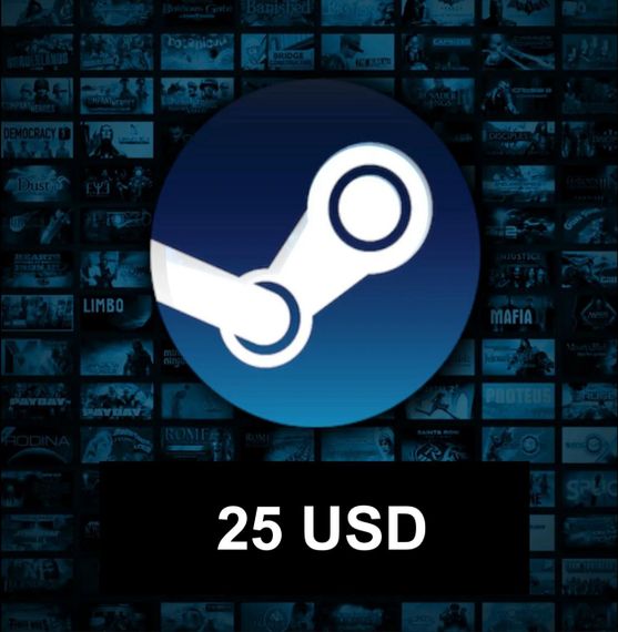 Электронная подарочная карта STEAM 25USD