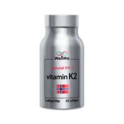 WellMe Биологически активная добавка к пище Vitamin К2, (60 капсул, 700 мг)