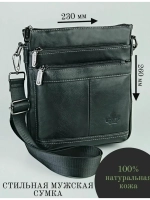 Сумка мужская из натуральной кожи