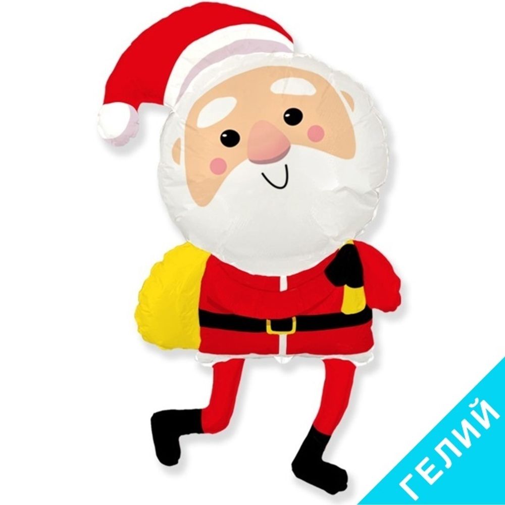 Фигура Дед Мороз с подарками, с гелием #901854