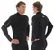 Мужская терморубашка BRUBECK Wool Merino 61% LS10510, чёрная