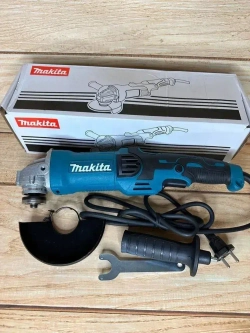 Makita Болгарка УШМ 125 с регулировкой оборотов электрическая/ Шлифмашина сетевая 1600W щеточная