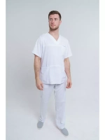 Брюки медицинские мужские спецодежда TZ610-WHT