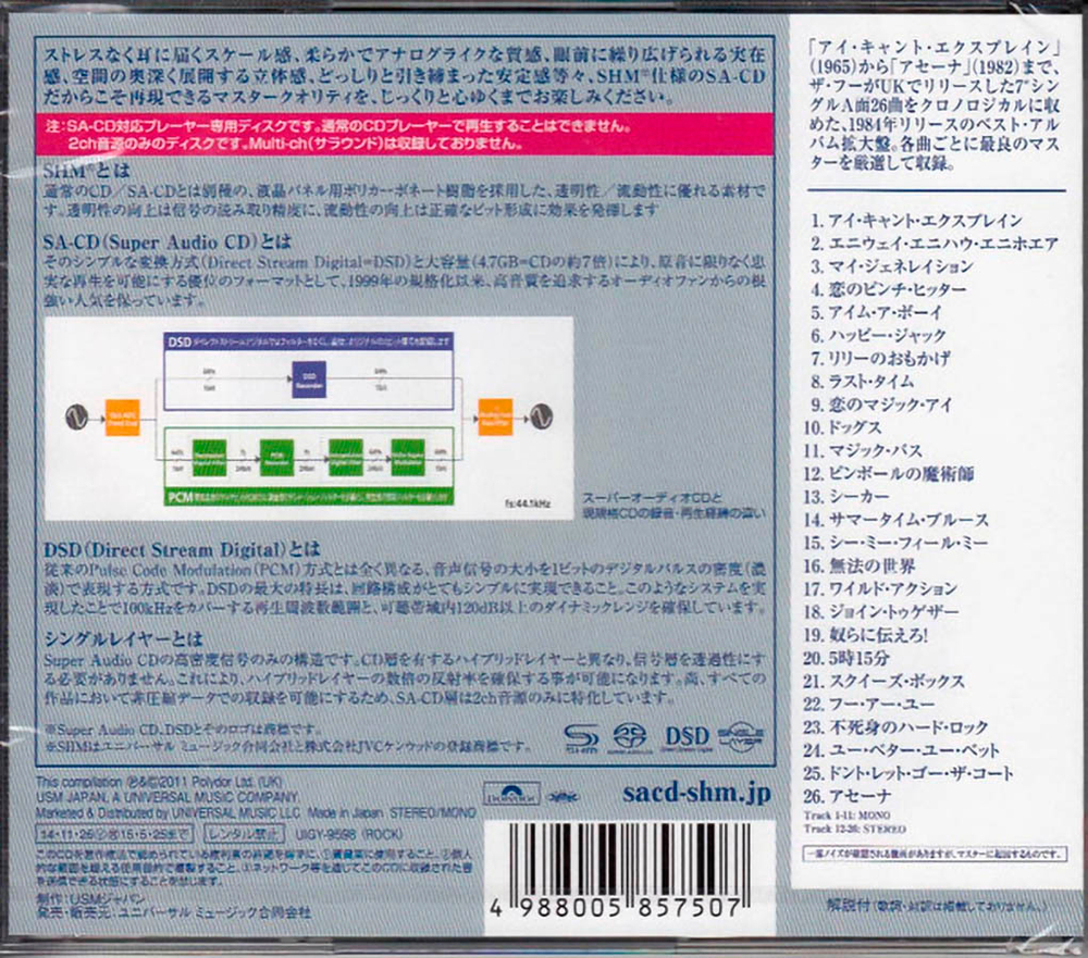 The Who / The Singles (SHM-SACD)