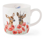 Кружка "Два оленя в маках" Wrendale Designs, 0,31 л