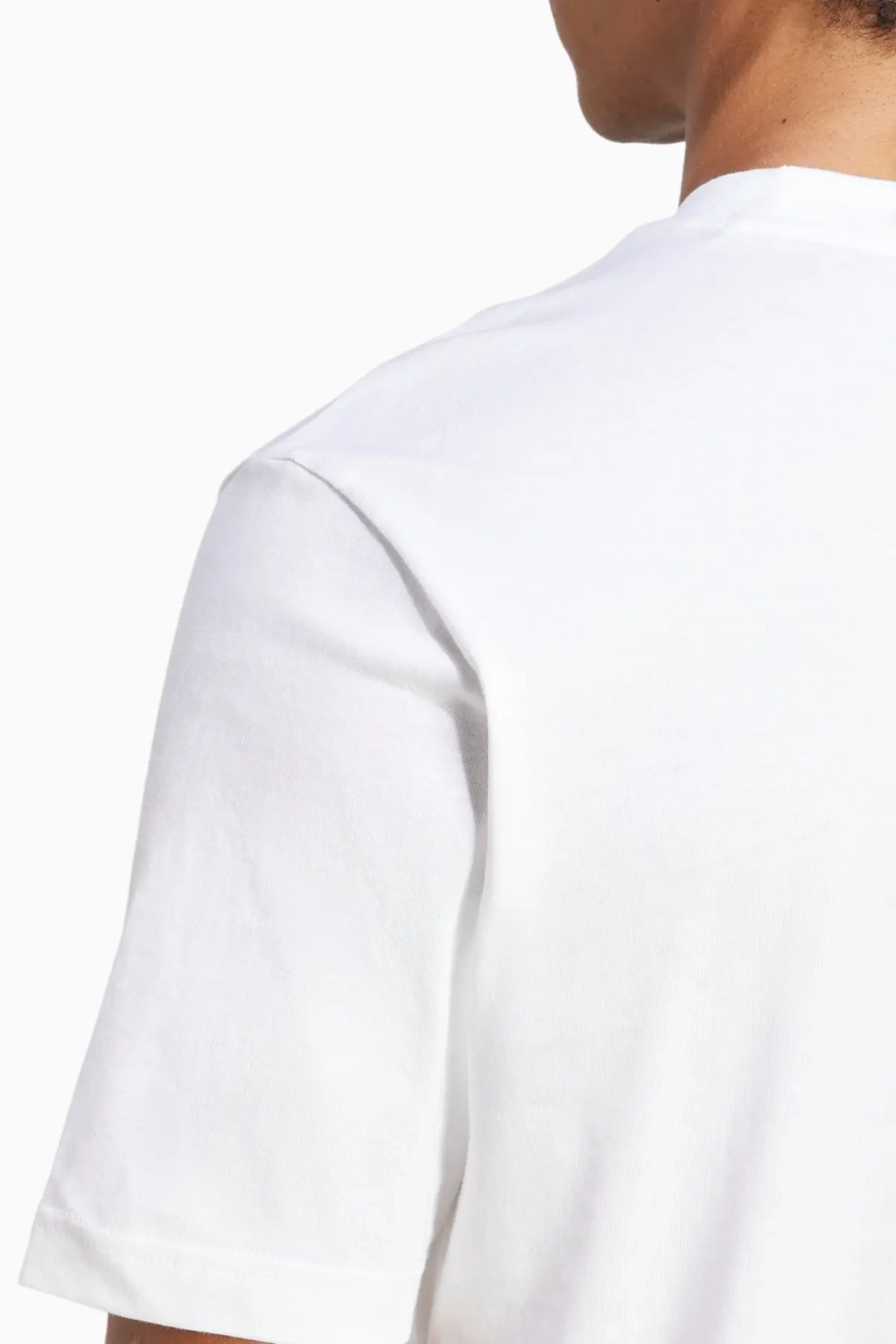 Футболка adidas Essentials Small Logo Single - белый