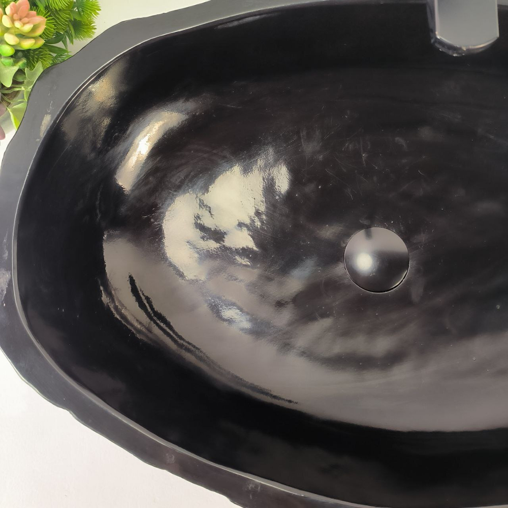 Раковина из андезита Erozy Black EA-64850 66*45*16 0035