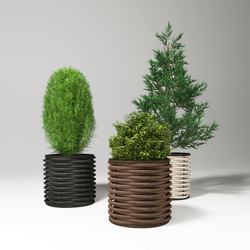 Вазон низкий