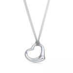 Подвеска из серебра 925, Tiffany 💠 Open Heart 36mm. В наличии