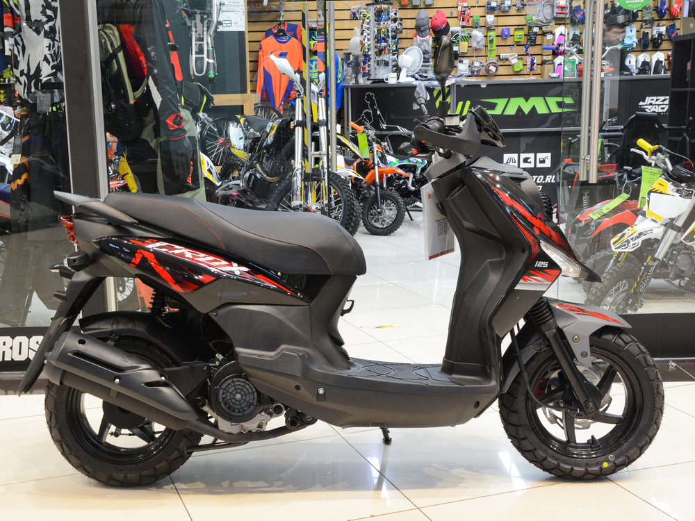Скутер SYM CROX 125 Черный матовый