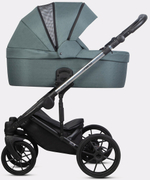 Детская коляска Riko Nano Thermo 3 в 1 с автокреслом Rant Cruise Grey 14 Dark sage (темно-зеленый)