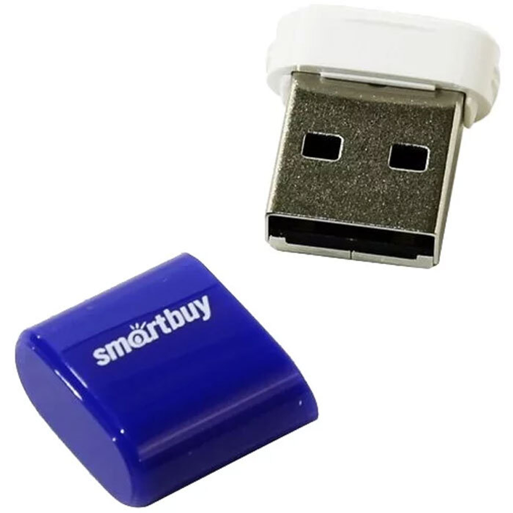 USB Флешка 8GB SmartBuy Lara, USB 2.0, синяя АКЦИЯ