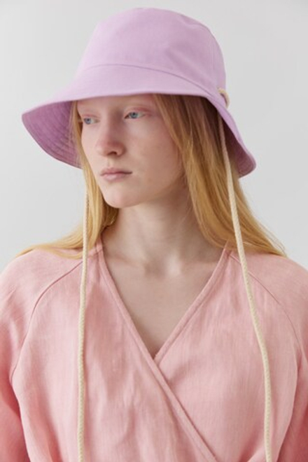 Панама из сиреневой джинсы