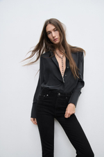 Джинсы skinny с высокой посадкой — zw collection