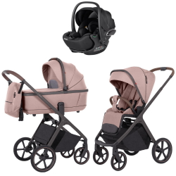 Коляска Carrello Vector CRL-6550 Vega Absolute Black 3 в 1 Cupcake Beige