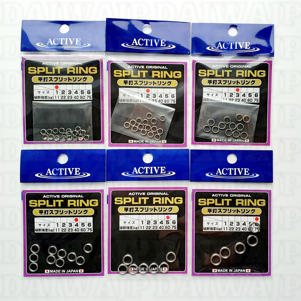 Заводные кольца ACTIVE FLATTED SPLIT RING