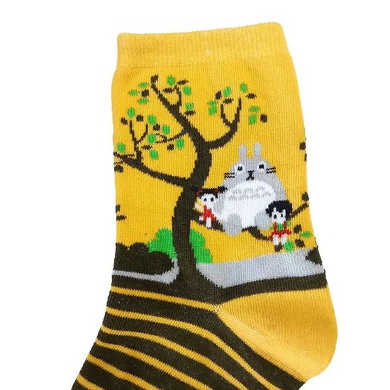 Носки Мир Хаяо Миядзаки "Мой сосед Тоторо", р-р 36-40 (желтый)