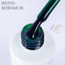 Гель-лак ТМ "HIT gel" №08 Green, 9 мл
