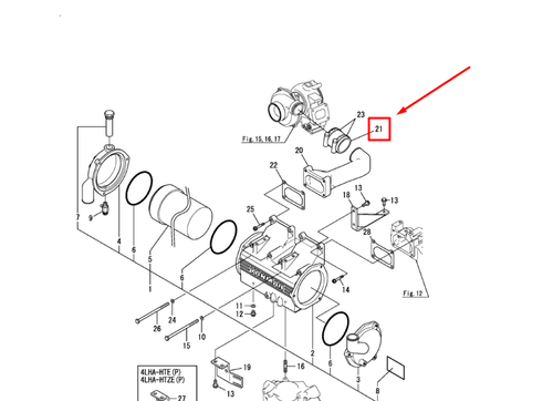 119175-18250 HOSE, AIR
