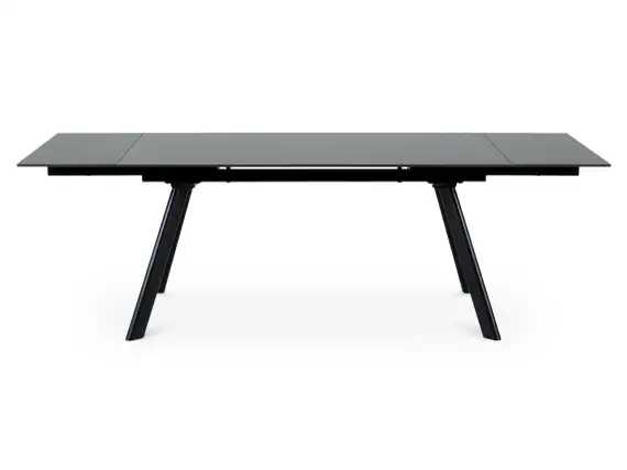 Раскладной стол Bronte, 160-240х90 см, черная керамика