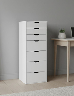 Комод Даллас, комод для одежды, белый 80-688