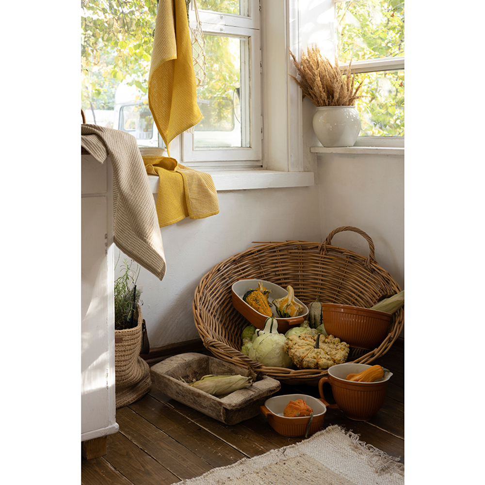 Миска soft ripples, 3 л, карамельная