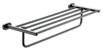 5119-G Полотенцедержатель с полкой  (ГРАФИТ) ViEiR  (10/1шт)