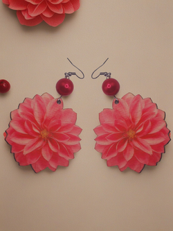 Серьги Цветок