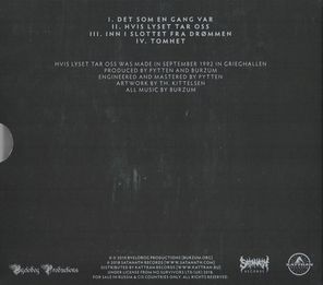 Burzum / Hvis Lyset Tar Oss (Limited Edition)(RU)(CD)