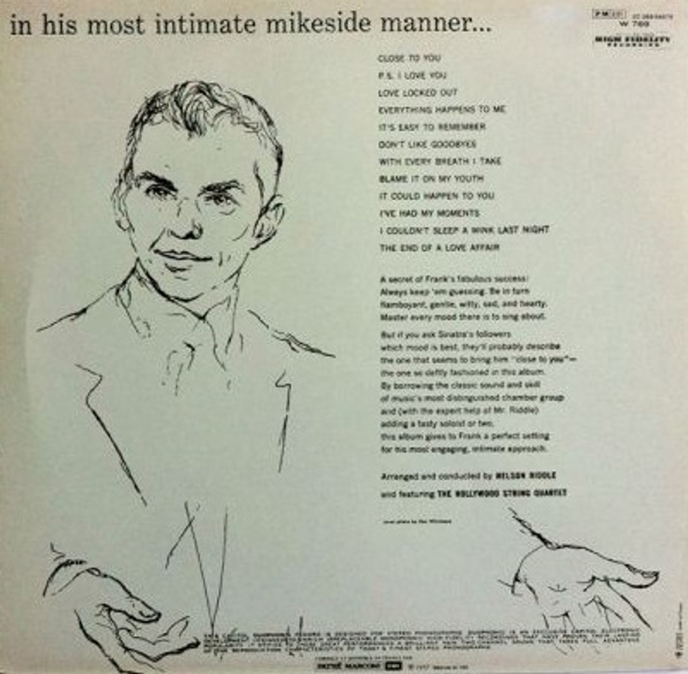 Frank Sinatra / Close To You (LP)
