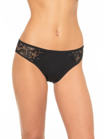 Трусики-слипы с декоративными вставками из кружева (Размер: S) (Цвет: красный)