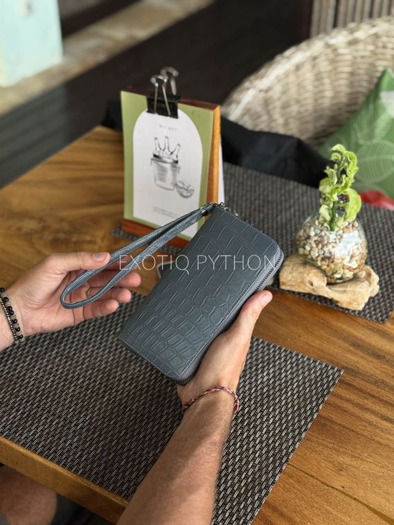 Мужское портмоне из кожи крокодила WA-230