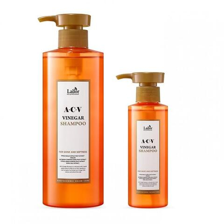 LADOR Шампунь с яблочным уксусом для блеска волос ACV Vinegar Shampoo 430 ml\150 ml