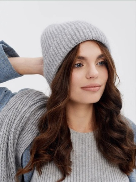 Шапка ШП804-03 серая