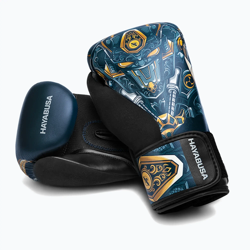 Детские Боксёрские перчатки Hayabusa S4 - синий робот