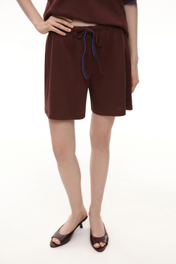 Шорты из хлопка (Ping-Pong Games), шоколадные