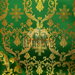 Парча "Софийский" зелёная