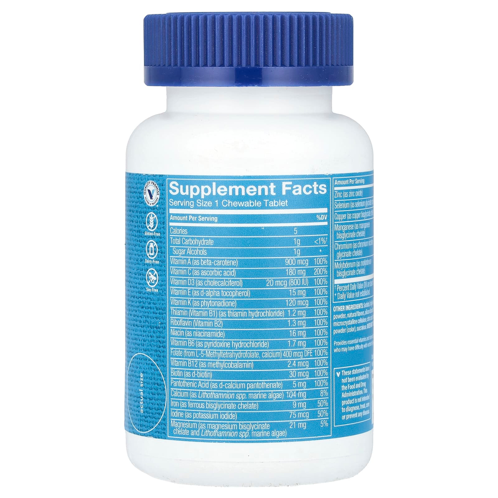 The Vitamin Shoppe, Жевательные бариатрические мультивитамины, тропические ягоды, 60 жевательных таблеток