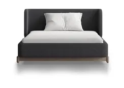 Кровать Basic спальное место 120*200 см (серый, букле)