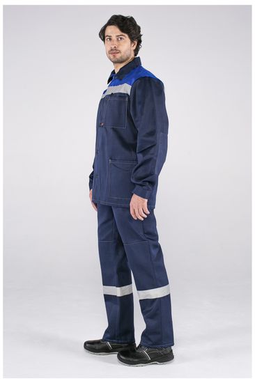 Костюм "Стандарт" СОП брюки (т.синий/василек)