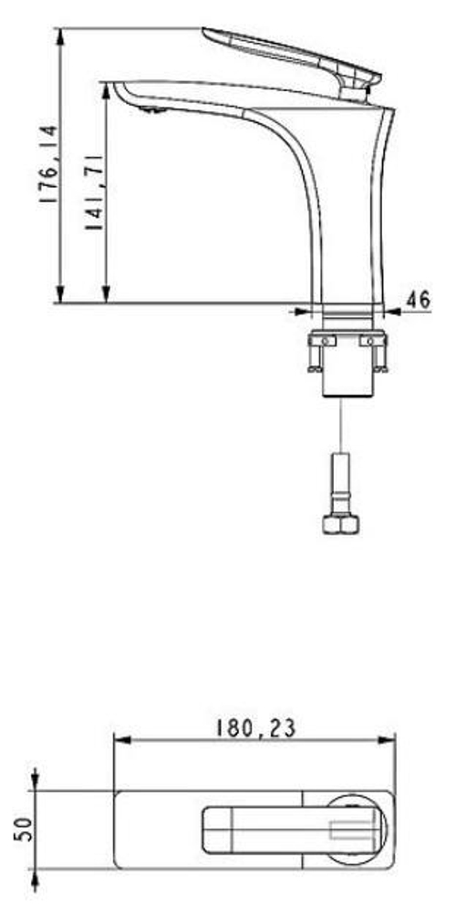 Смеситель Timo Helmi для раковины 4061/00-16F белый/хром