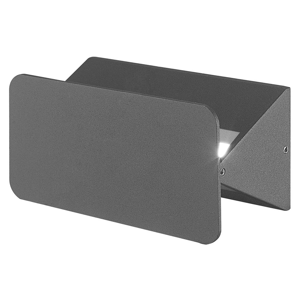 ULU-S35A-6W/4000K IP54 BLACK Светильник светодиодный уличный. Архитектурный накладной. Белый свет (4000K). Корпус черный. TM Uniel