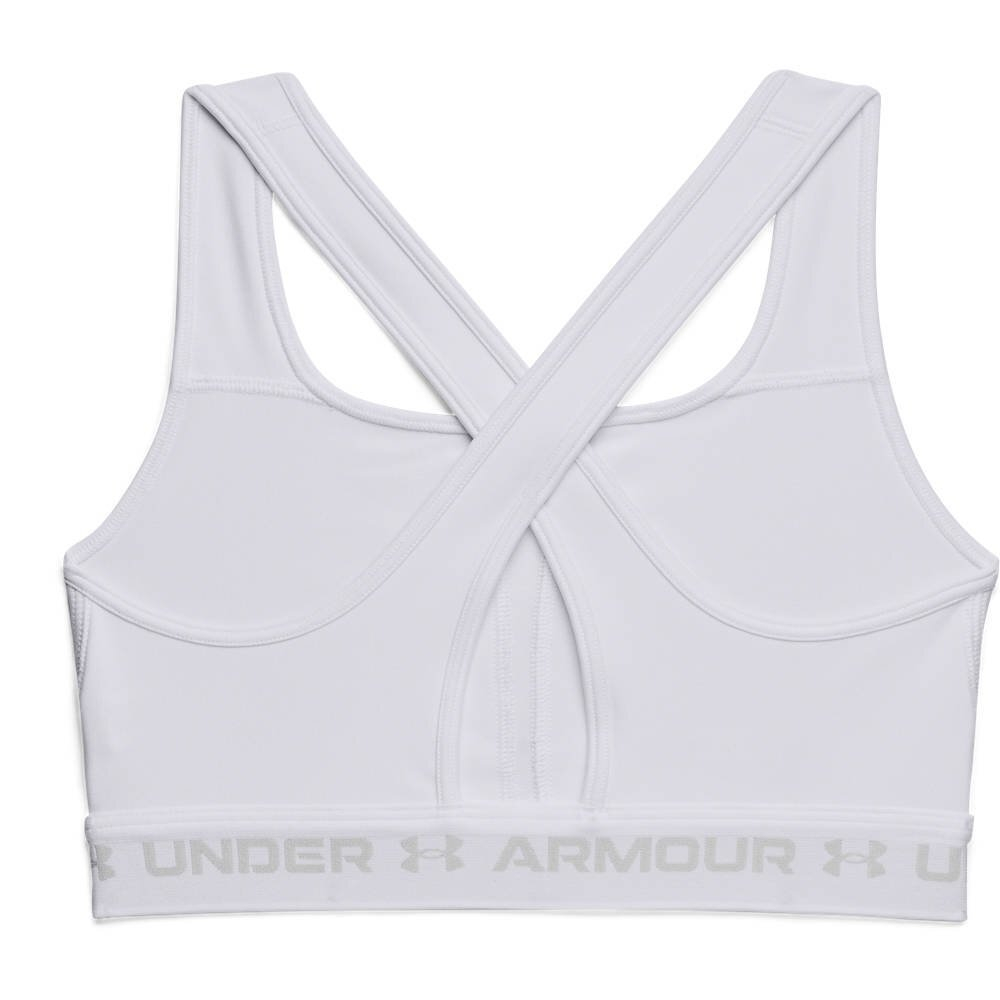 Теннисный бюстгальтер Under Armour Crossback Mid Bra - White